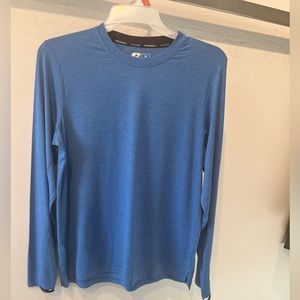Russell Blue Long Sleeve Tee. Size Medium.